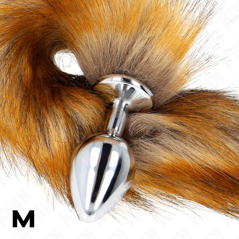 Kink Pleasure Plugs-Anal Plug Size M 8 X 3.5 cm mit Coda-Größe · BDSM-Zubehör (Bild 3)