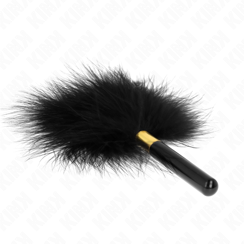 Kink Impact & Touch-Black Gold Metal Tickle Feathers 18 cm · Bondage & Handschellen (Bild 2)