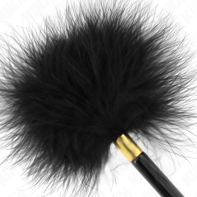 Kink Impact & Touch-Black Gold Metal Tickle Feathers 18 cm · Bondage & Handschellen (Bild 4)