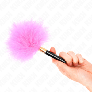 Kink Impact & Touch-Kitzelfedern Metall Fuchsia-Gold 18 cm