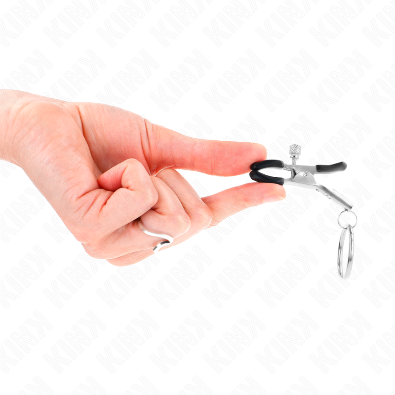Kink Nipple Grip-Zange für Nippel O-ring 6 cm-Silikon · BDSM-Zubehör (Bild 3)