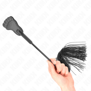 Kink Impact & Touch-Tisch in Form eines Beines mit Locken, 31 cm · BDSM-Zubehör (Bild 3)