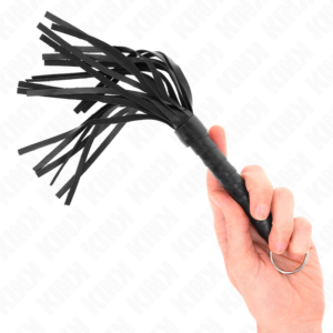 Kink Impact & Touch-Einfache Mini-Peitsche Schwarz 28 cm