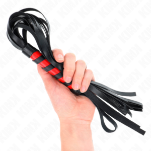 Kink Impact & Touch-Peitsche mit kurzer Griff 45 cm · BDSM-Zubehör (Bild 3)