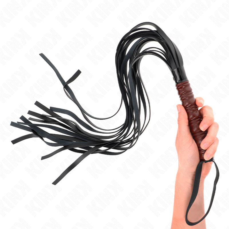 Kink Impact & Touch-Peitsche Mahagoni 53 cm