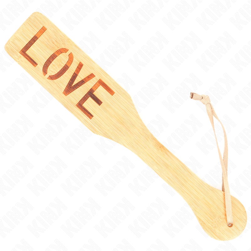 Kink Impact & Touch-Bamboo Palette Word Love 32 X 5.5 cm · BDSM-Zubehör (Bild 2)