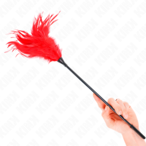 Kink Impact & Touch-Mehrfach-Kitzelfedern Rot 45 cm