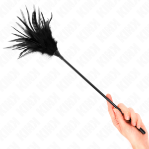 Kink Impact & Touch-Mehrfachfedern Schwarz zum Streicheln 45 cm