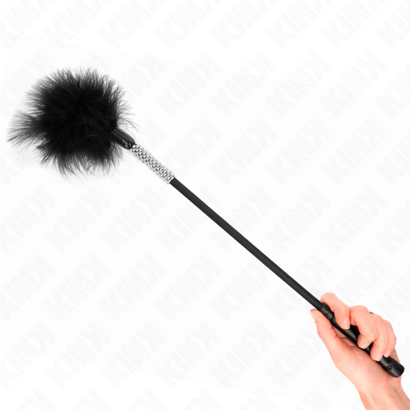 Kink Impact & Touch-Streichelfeder mit Strass-Griff 50 cm