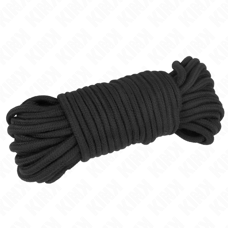 Kink Rope Arts-Baumwolldraht 20 Meter, Schwarz · Bondage & Handschellen (Bild 2)