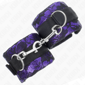 Kink Wrist Restraint-Handgelenke Kurz Pizzo Velluto und Binden · Bondage & Handschellen (Bild 3)
