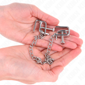 Kink Nipple Grip-Brustwarzen für Ketten 30 cm-Metal · BDSM-Zubehör (Bild 4)