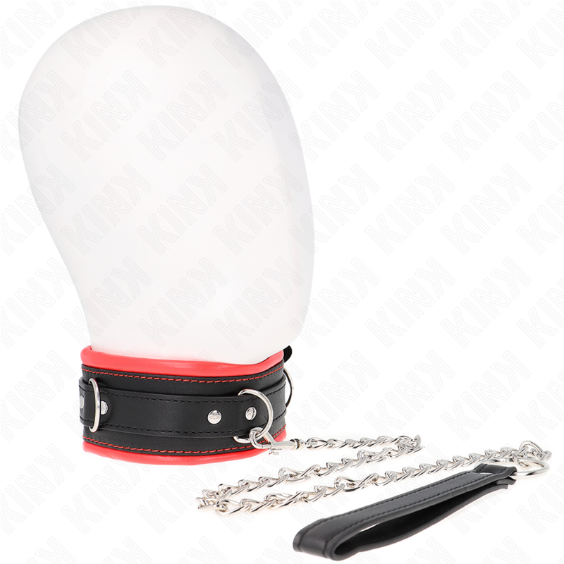 Kink Collar & Gag-Halskette Massiv mit Armband 65 cm Modell 3 Einstellbar · Bondage & Handschellen