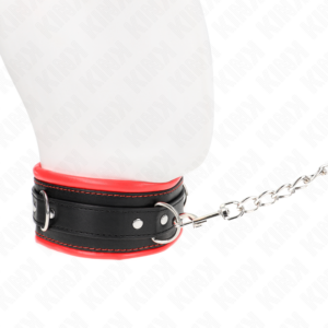 Kink Collar & Gag-Halskette Massiv mit Armband 65 cm Modell 3 Einstellbar · Bondage & Handschellen (Bild 3)