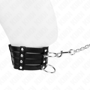 Kink Collar & Gag-Halskette Gürtel 65 cm Unter Einstellbarer Stil · Bondage & Handschellen (Bild 3)