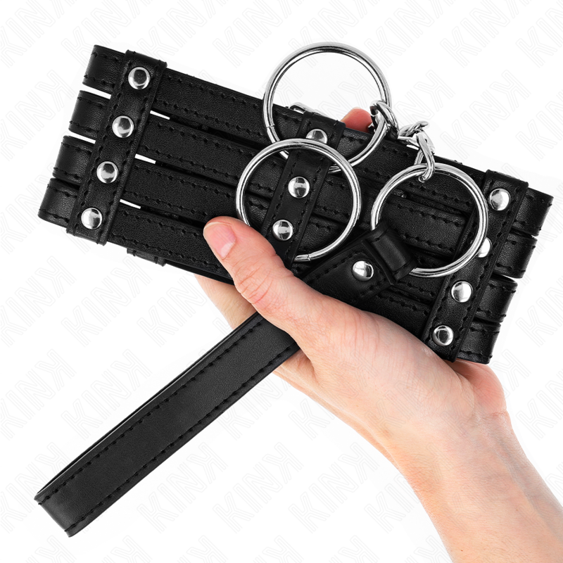 Kink Collar & Gag-Halskette Gürtel 65 cm Unter Einstellbarer Stil · Bondage & Handschellen (Bild 4)