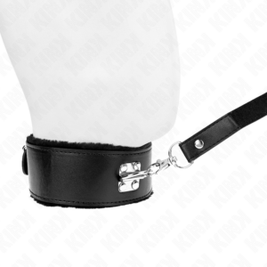 Kink Collar & Gag-Halskette mit 116 cm Halskette mit silbernen Oberflächen · Bondage & Handschellen (Bild 5)