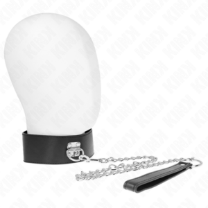 Kink Collar & Gag-Basic Halskette mit Leine 65 cm Modell 0-Metal · Bondage & Handschellen