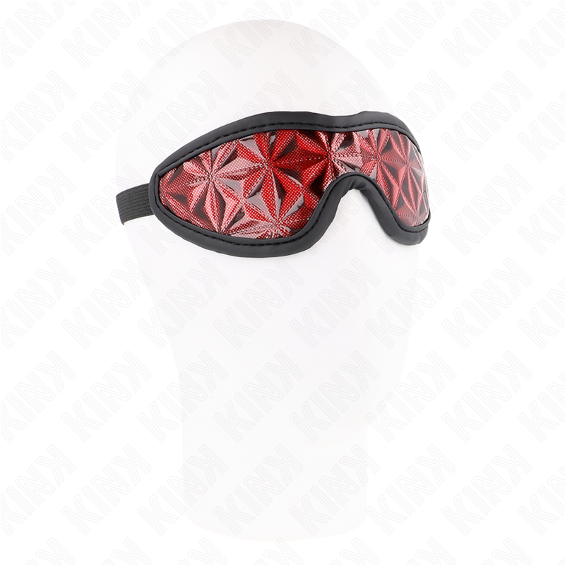 Kink Masked Allure-Augenmaske mit Diamantmuster · Bondage & Handschellen