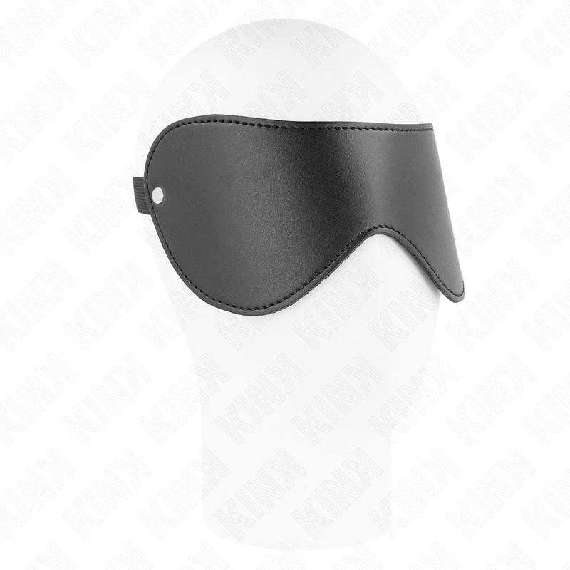 Kink Masked Allure-Augenbinde aus Kunstleder mit 2 Nieten 23 X