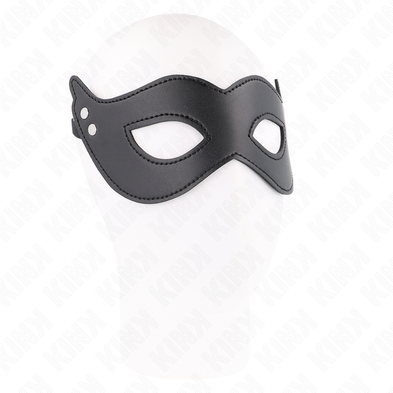 Kink Masked Allure-Maske aus Kunstleder mit Nieten Modell 1