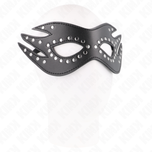 Kink Masked Allure-Maske aus Kunstleder mit Nieten Modell 3