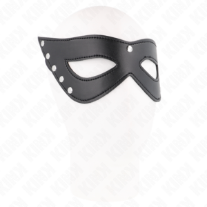 Kink Masked Allure-Augenmaske mit 5 Nieten 28 X 8 cm-Metall