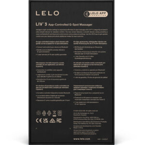 Lelo-LivTM 3 G-Spot Stimulator Lila-Silizium, 7 Geschwindigkeiten, App · Vibratoren (Bild 4)