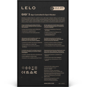 Lelo-GigiTM 3 Vibrator G-Spot Blau-Silikon, App · Vibratoren (Bild 2)