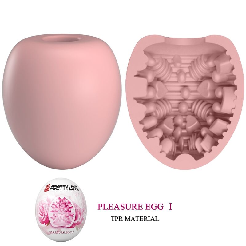 Bodies & Masturbators-Masturbator Männlich Egg Rosa-TPR, Wasserdicht · Sextoys (Bild 3)