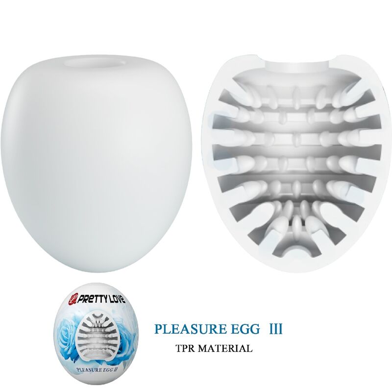 Bodies & Masturbators-Masturbator Männlich Egg White-TPR · Sextoys (Bild 4)