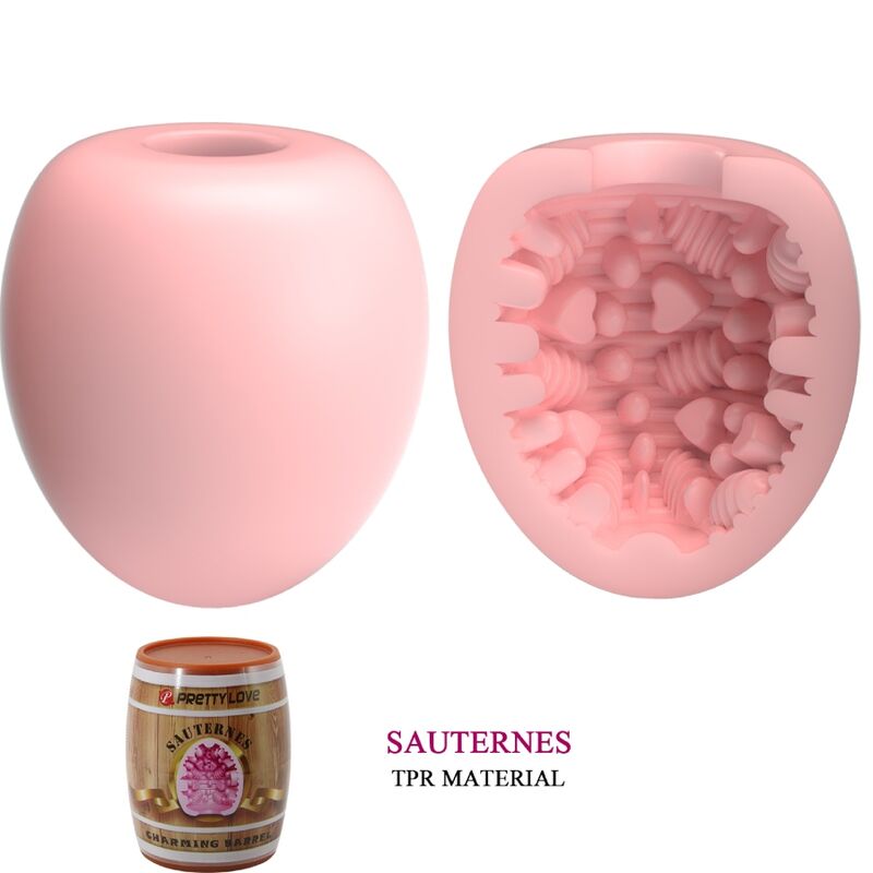 Bodies & Masturbators-Masturbator Männlich Egg Rosa Model 2-TPR · Sextoys (Bild 2)