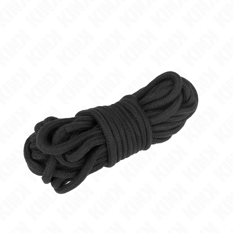 Kink Rope Arts-Baumwolldraht 5 Meter Schwarz · Bondage & Handschellen