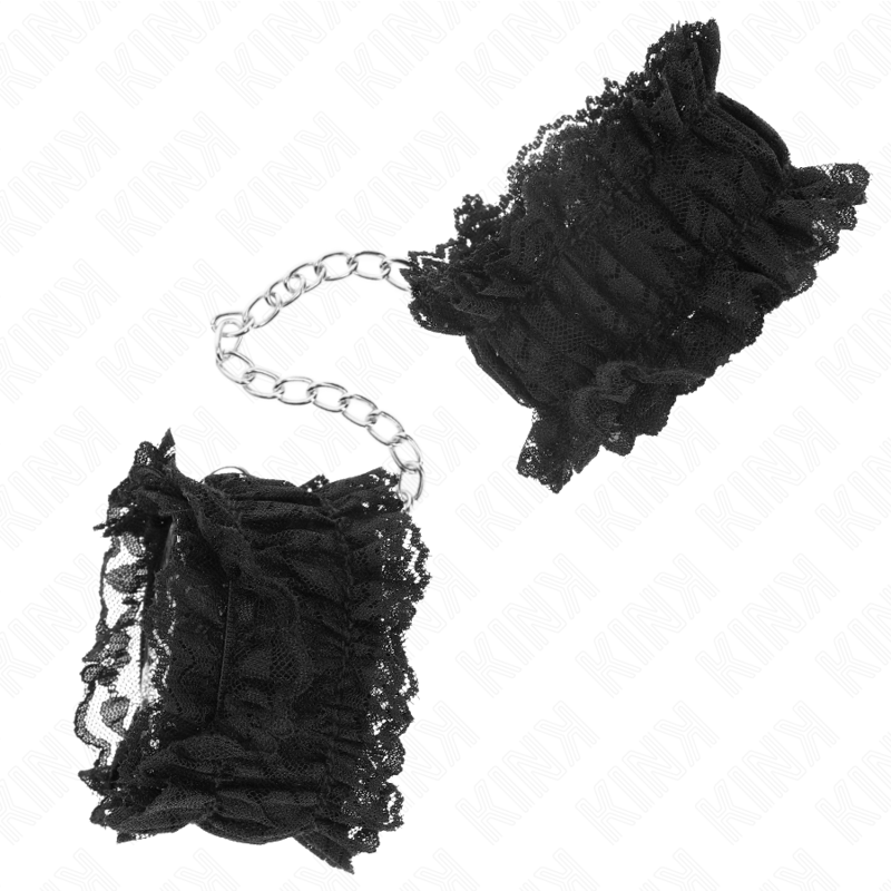 Kink Wrist Restraint-Elastische Armbänder in Spitze · Bondage & Handschellen (Bild 3)