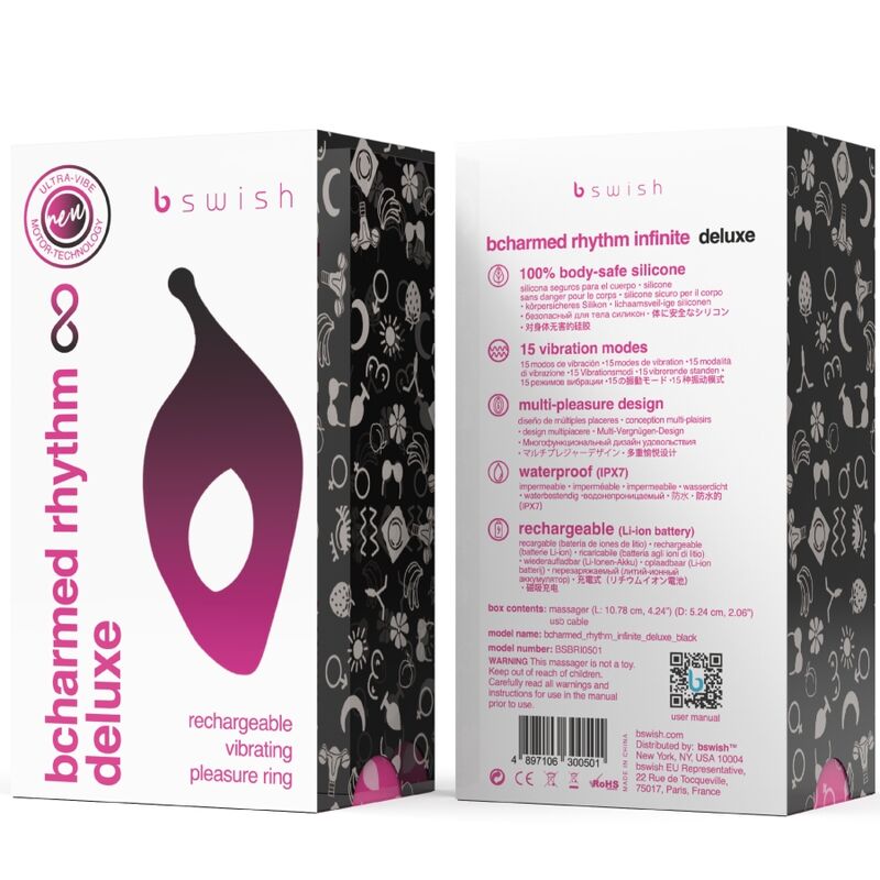 B Swish-Bcharmed Rhythm Infinite Deluxe Ring für Penis 15 · Sextoys (Bild 5)