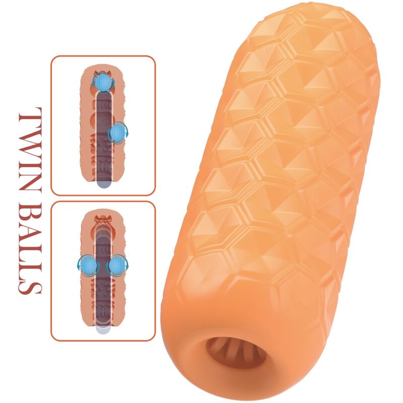 Pretty Love-Masturbator Männlich mit zwei Bällen · Sextoys (Bild 6)