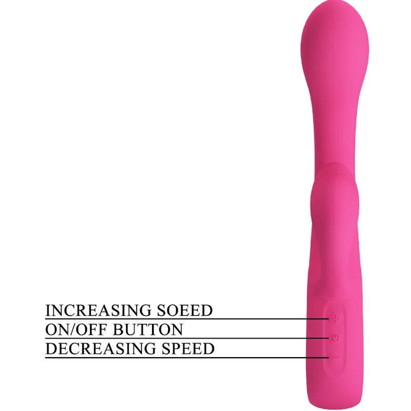 High Tech-Fritz Rabbit Vibrator 12 Rosa-Silikon-Vibrationen, 12 Geschwindigkeiten · Vibratoren (Bild 9)