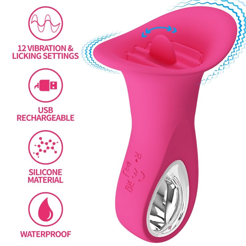 High Tech-Clyde Vibrator Oral mit Vibrationssprache, 12 Vibrationen · Vibratoren (Bild 8)