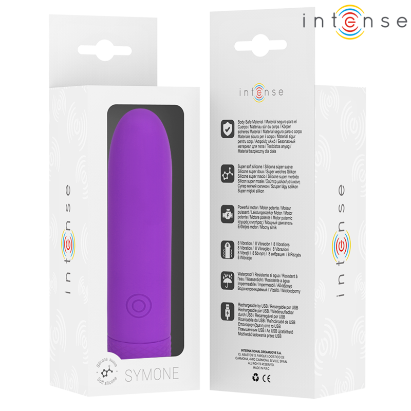 Intense Fun Toys-Symon Bullet Vibrator Wiederaufladbar Usb, 8 · Vibratoren (Bild 2)