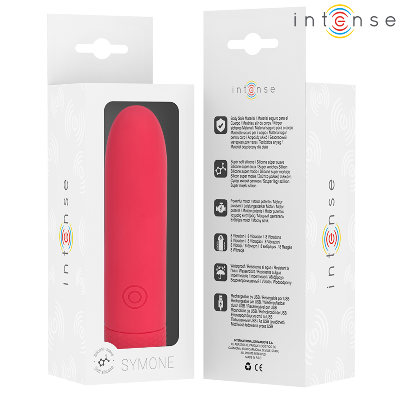 Intense Fun Toys-Symone Usb Wiederaufladbar Vibrator Bullet 8 · Vibratoren (Bild 7)