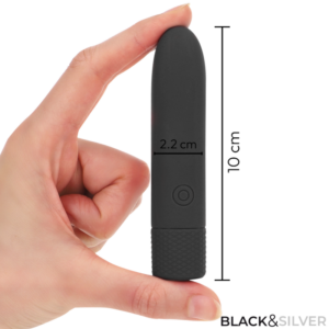 Black&silver-Geri Usb Wiederaufladbar Bullet Vibrierend 8 Vibrationen · Vibratoren (Bild 5)