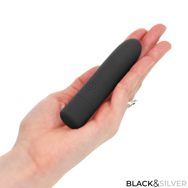 Black&silver-Geri Usb Wiederaufladbar Bullet Vibrierend 8 Vibrationen · Vibratoren (Bild 6)