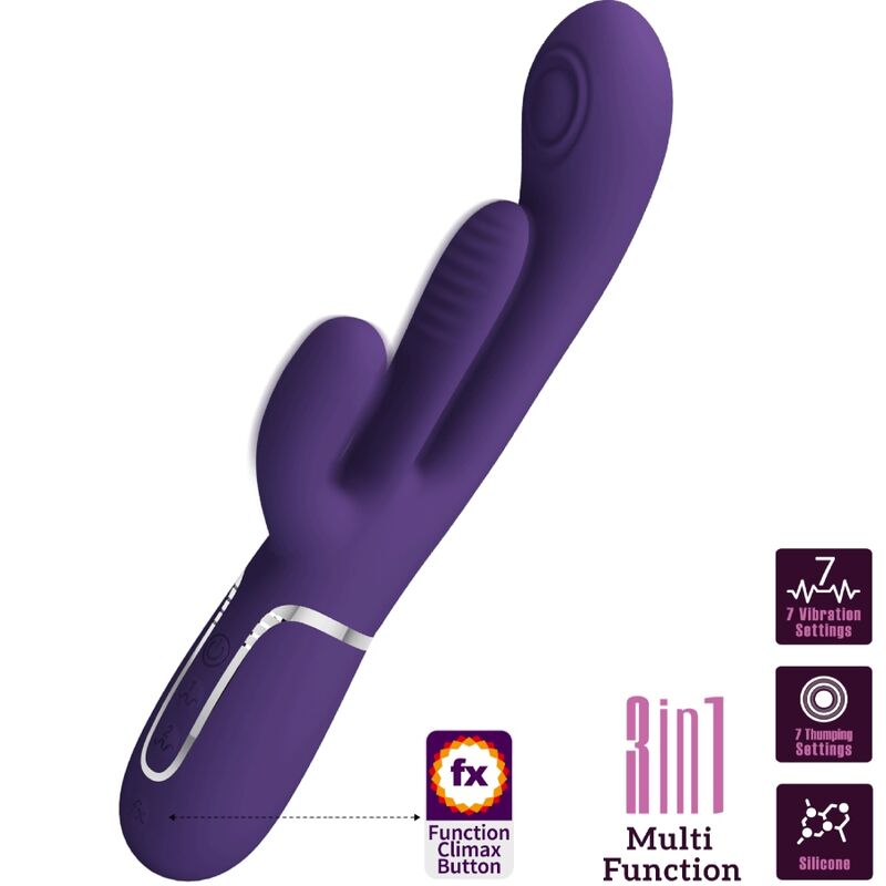High Tech-Shania Triple Rabbit Vibrator Multifunktion · Vibratoren (Bild 13)