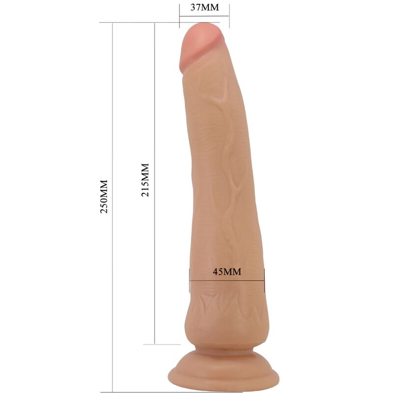 Dildos-Tiemeyer Dildo Realistisch 25 cm Flesh-TPR, Wasserdicht · Sextoys (Bild 2)