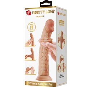 Dildos-Realistische Sharife Dildo 25 cm Flesh-TPR, Wasserdicht · Sextoys (Bild 5)