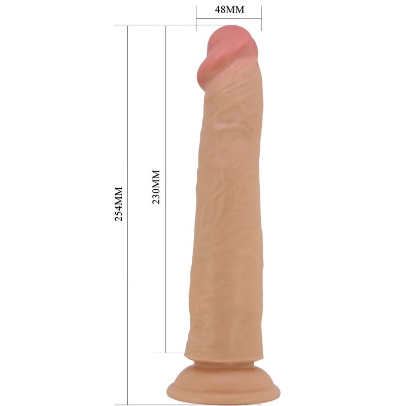 Dildos-Realistische Sharife Dildo 25 cm Flesh-TPR, Wasserdicht · Sextoys (Bild 6)