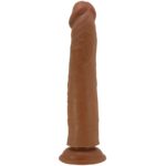 Dildos-Sharife Dildo Realistisch 25 cm Braun-TPR, Wasserdicht, Saugnapf · Sextoys