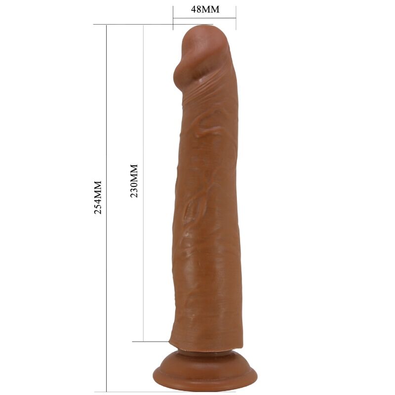 Dildos-Sharife Dildo Realistisch 25 cm Braun-TPR, Wasserdicht, Saugnapf · Sextoys (Bild 5)