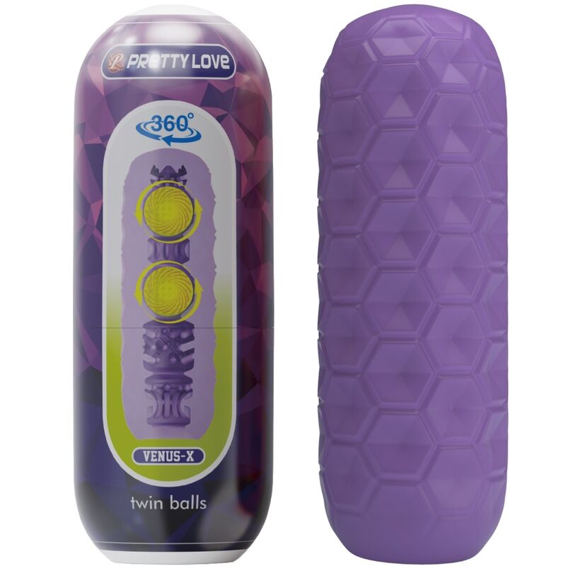 Pretty Love-Masturbator Männlich mit zwei Bällen · Sextoys (Bild 9)