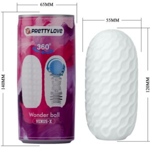 Bodies & Masturbators-Venus X Masturbator Männlich Modell 3 Weiß-TPR · Sextoys (Bild 4)